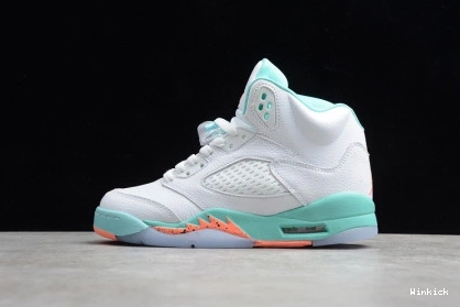 440892-100 JORDAN 'LIGHT RETRO AIR AQUA' GS 5 1017